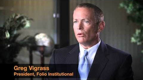 Greg Vigrass on the Folio Institutional Platform