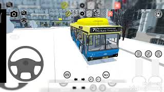 Proton bus simulator. Mids Mapa Podmiejska Show and bus MAZ 103.965