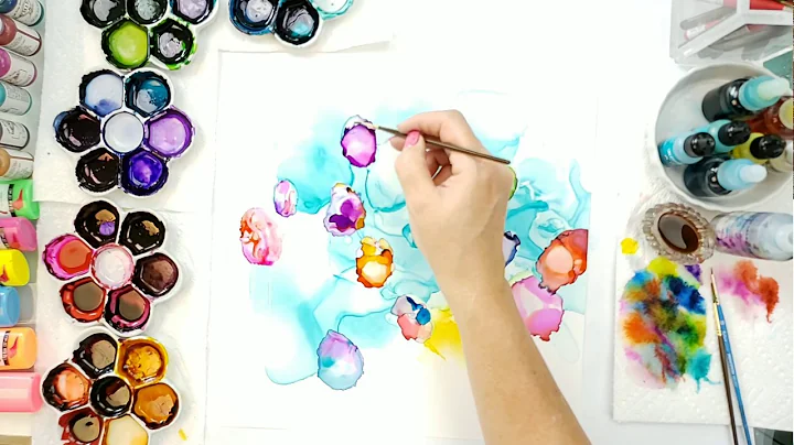 Alcohol Ink: Making a Wispy Background and Adding ...
