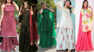 Cotton Garara Dress EID Special Collection || Simple Cotton Garara Suit Design || #Sharara #Garara