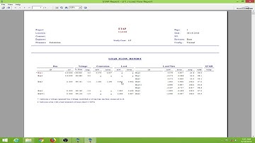 Load Flow Analysis- Etap- Part 3