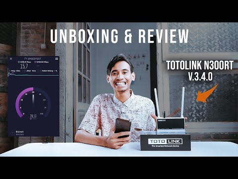 TOTOLINK N300RT Unboxing & Review  untuk Nembak WIFI