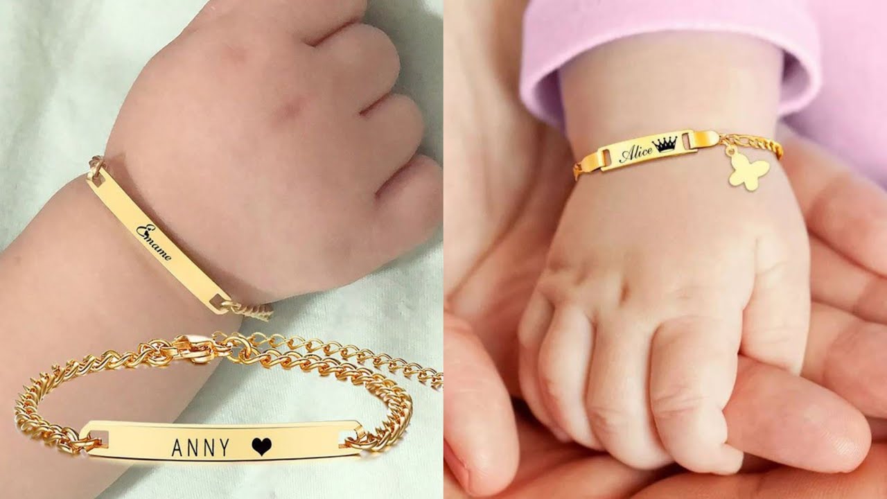 Personalized Baby Bracelet, Adjustable Chain Custom Name Birth Date  Stainless Steel ID Bracelets Not Fade Nickel Free - AliExpress