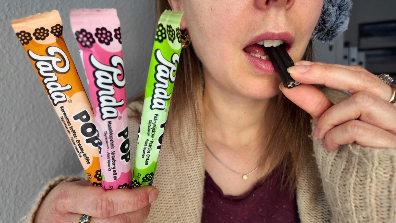 ASMR | Finnish licorice candy | Sensitive Mouth Sounds