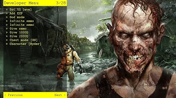 Dead Island — Developer Menu
