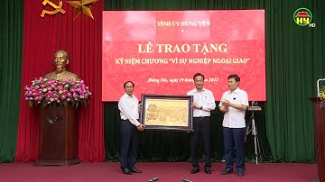 Đoàn công tác của Bộ Ngoại giao làm việc với tỉnh