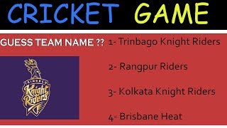 CRICKET GAME:- Guess Team Name From Logo | Cricket Quiz | 2019 screenshot 4