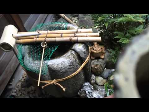 水琴窟の音色 （星出館中庭） The sound of Suikinkutsu at Hoshidekan