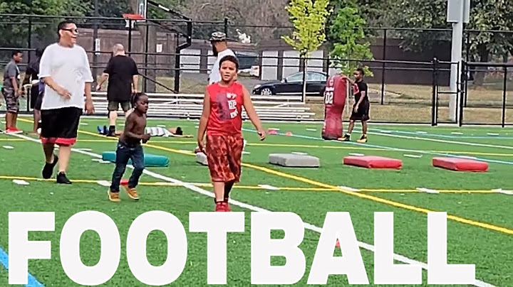 4K These kids are Future Elite Athletes! Working hard on Football Drills Skills