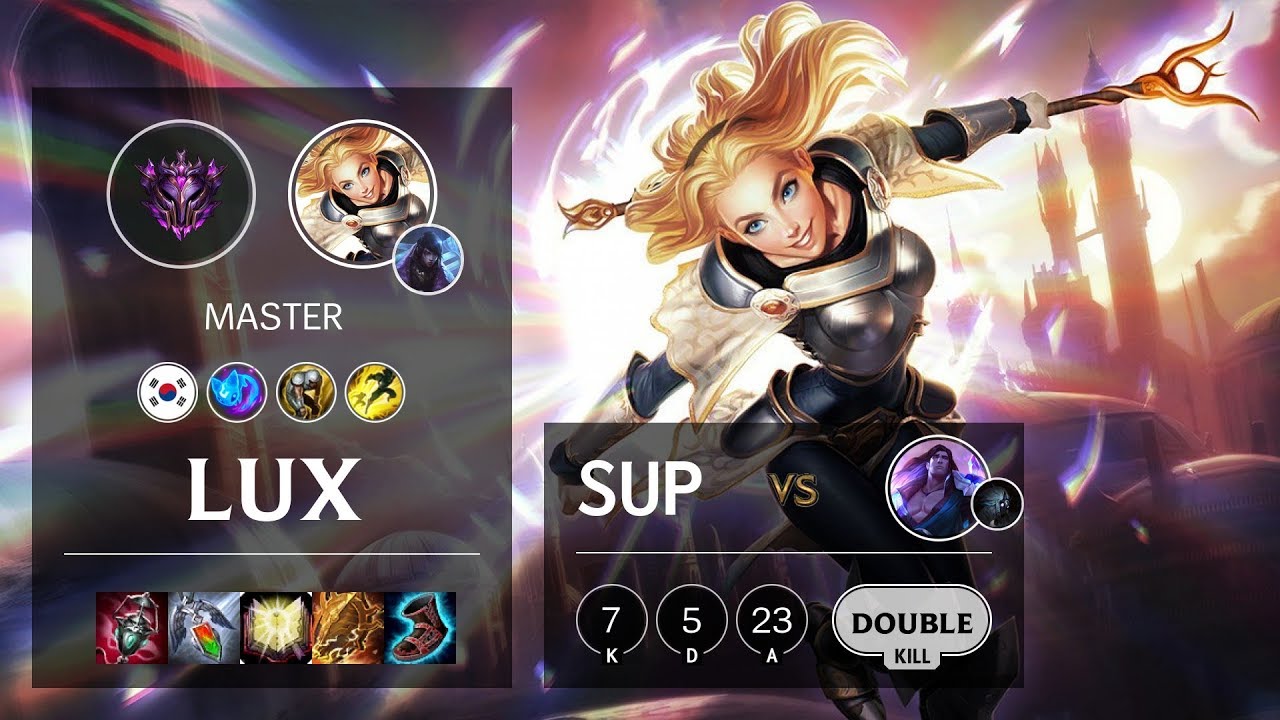 Lux Support vs Taric - KR Master Patch 10.11