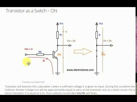 transistor as a switch