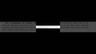 #Punishment for stealing ID&Password#Section 66C oF IT ACT#Section 66C