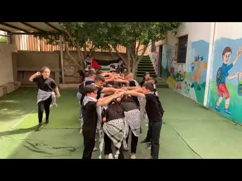 فلسطين عربية إبداع أطفال مدرسة الجديدة الاساسية الخاصة فلسطين فلسطين حرة فلسطين