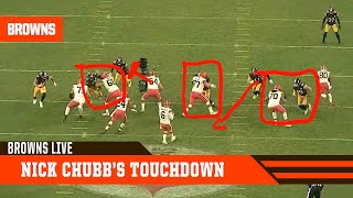 Play Breakdown: Nick Chubb's Screen Pass Touchdown | Browns Live