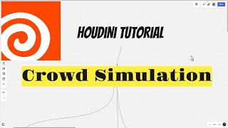 Crowds simulation and ragdoll set up in Houdini 19.5 Tutorial