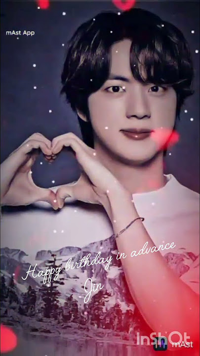 Happy birthday in advance jin 🌷#happybirthday #jin #bts
