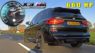 660HP BMW X3M Competition | 0-100 100-200 POV & FI EXHAUST SOUND