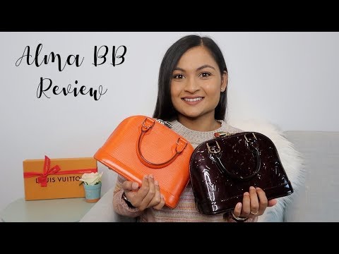 WHAT'S IN MY LOUIS VUITTON ALMA BB EPI NOIR + MINI REVIEW