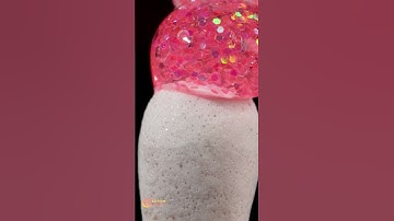 Match & Glitter glue vs Fire #satisfying #closeup #asmr #macro