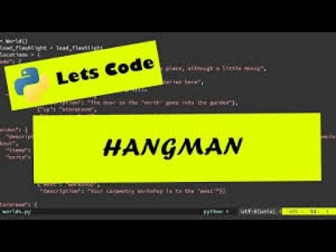 Python - Hangman project - YouTube