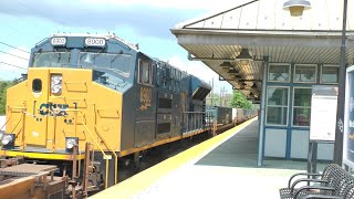 CSX Q032 with SD70ACe-T4 Mid DPU