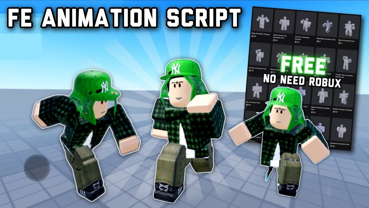 FE Animation Script โ Adidas Script and MORE - YouTube