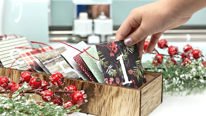 Simple HOLIDAY ADVENT CALENDAR using the Cricut Explore Air 2