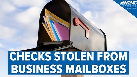 Matthews Police warn about increase in stolen checks from business mailboxes