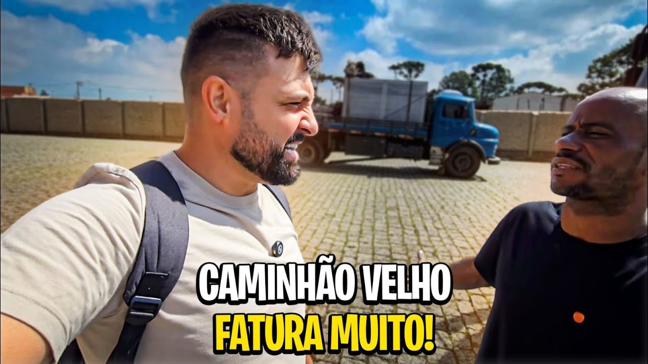 CAMINHÃO VELHO E TRABALHANDO MUITO , QUEM TEM A SENHA É ELE NO REMONTE !