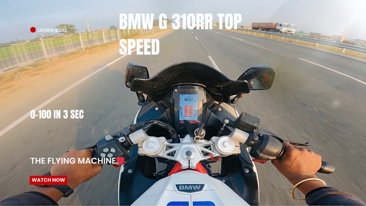 BMW G310RR TOP SPEED ON EVERY GEAR😈🔥||0TO 100 IN 3.5 SEC 😎||FULL ...