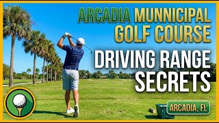 Using The Driving Range at The Arcadia Municipal Golf Course - Arcadia, Florida