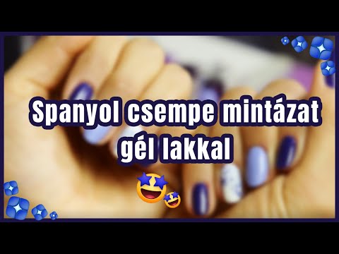 Trendmánia - Spanyol csempe mintázat gél lakkal