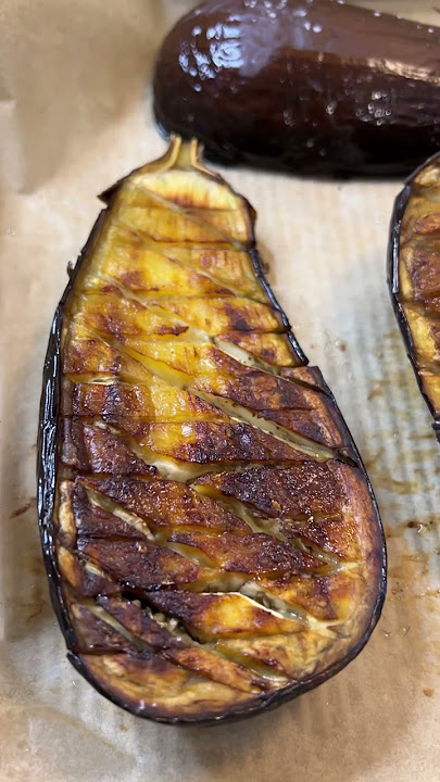 You’ve just come across the easiest tastiest eggplant recipe 🤤 #shorts