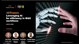 Webinar:  Leveraging Artificial Intelligence for efficiency in Media and Entertainment workflows