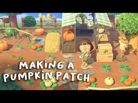 i made a pumpkin patch!! please watch :-)