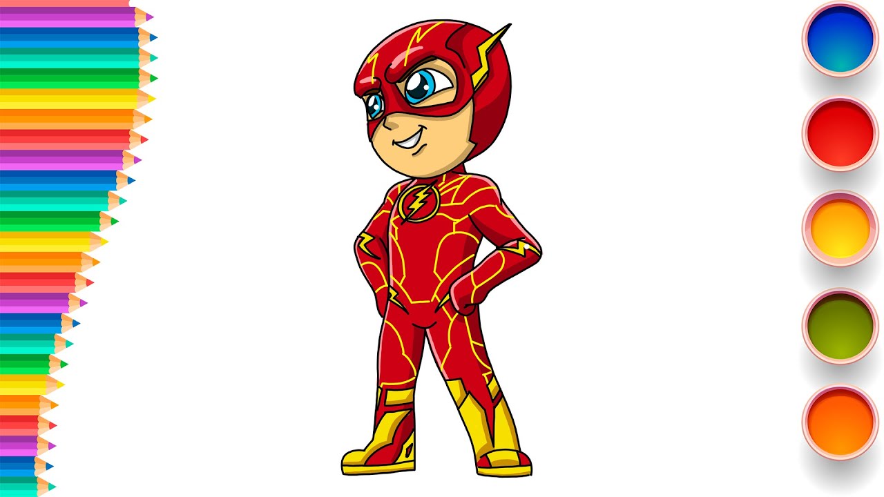 How to Draw Flash: A Step-by-Step Tutorial - YouTube