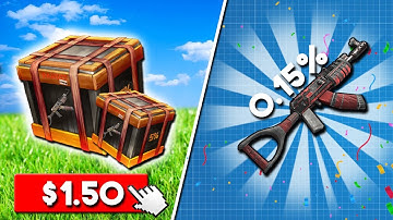 Pulling an Alien Red in a $1 Rust Case! - Rust Gambling