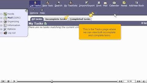How to create task in Horde - Horde Tutorials