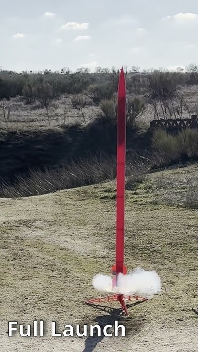 Cluster Rocket Launch with Two Stages #modelrocket #rocketlaunch - YouTube