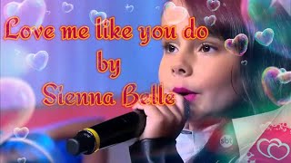 Cute little girl sienna belle singing love me like you do ❤️❤️😍😍