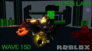 Roblox Zombie Attack Best Record Military Wave 125 - roblox zombie attack alien weapons