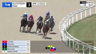 Gulfstream Park Carrera 3 - 12 de Abril 2024