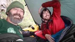 Alpkit Hunka Bivi bag review/canoe trip/Wet weather