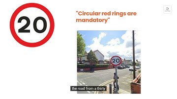 20 mph speed limits explained
