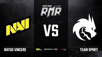 [EN] NAVI vs Team Spirit | Map 2: Overpass | StarLadder CIS RMR Main Event Playoffs