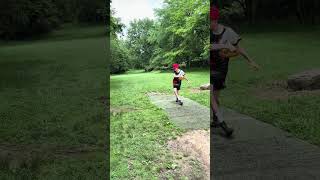 Barely missed the put #discraft #discgolf #subscribe #trickshot #sports #fy #fyp