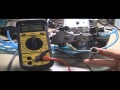 Testing Motorcycle Throttle Position Sensor: Checking Ohms with a multimeter