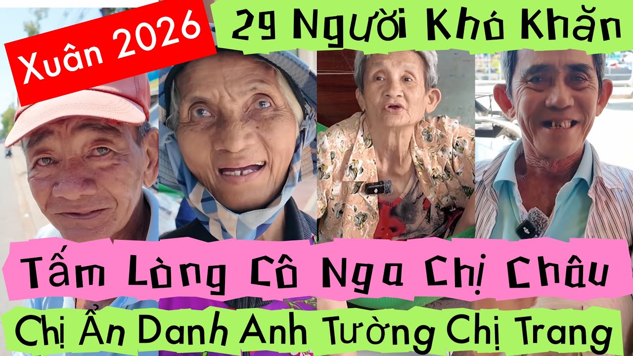 29 Người Khó Khăn Vĩnh Long Nhận Quà Xuân 2026 Từ Tấm Lòng Những Nhà Hảo Tâm | Khương Nhựt Minh