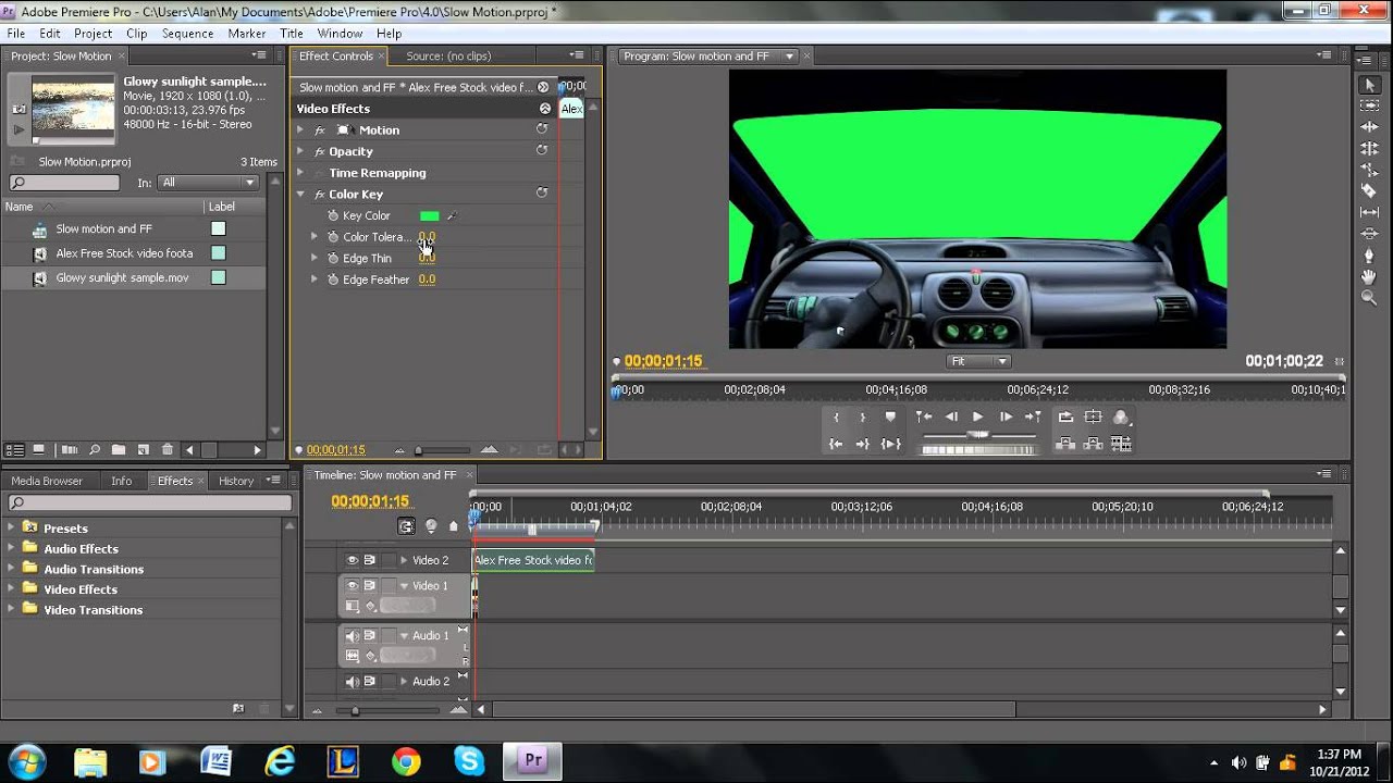 adobe premiere pro green screen tutorial youtube