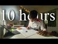 10 Hours Study with Me (60/10) | Interacting during breaks, Pomodoro | #neet2025